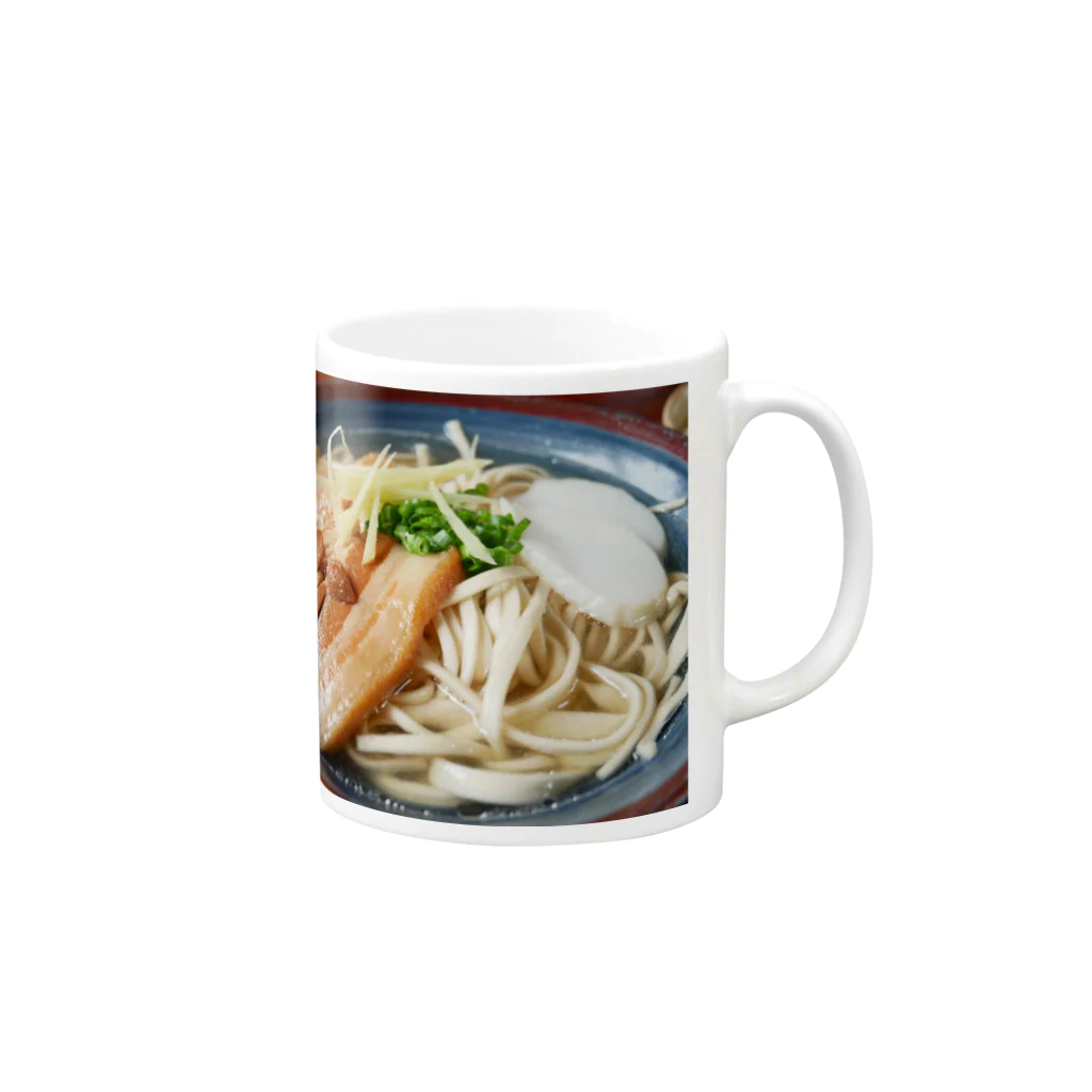 shinmaimamaのソーキそば Mug :right side of the handle