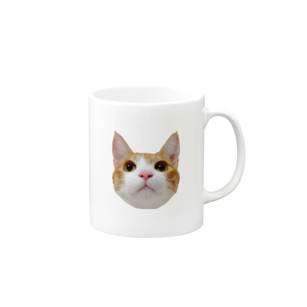 ๑ tomo jooooonai ๑のアイプチ猫みたらしカラー －壱－ Mug :right side of the handle