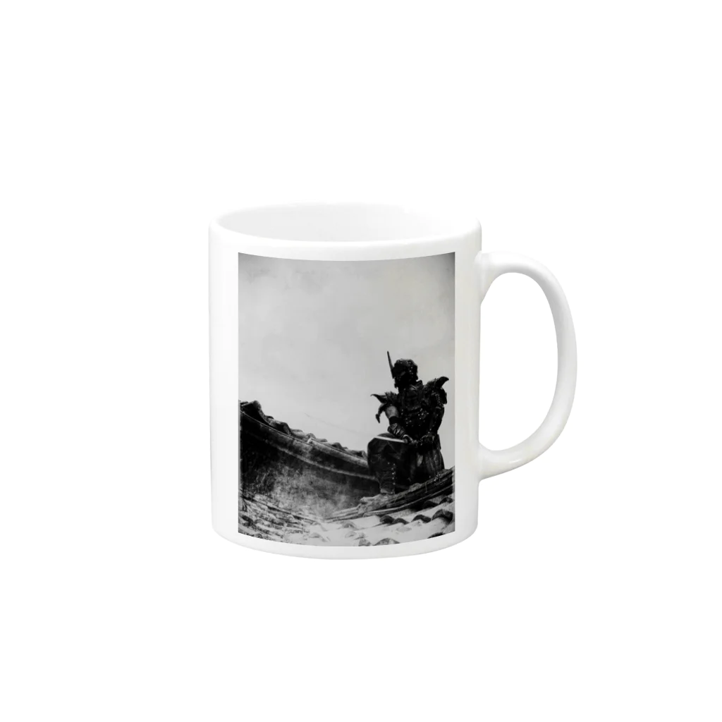 NINJA WARSの斬 Mug :right side of the handle