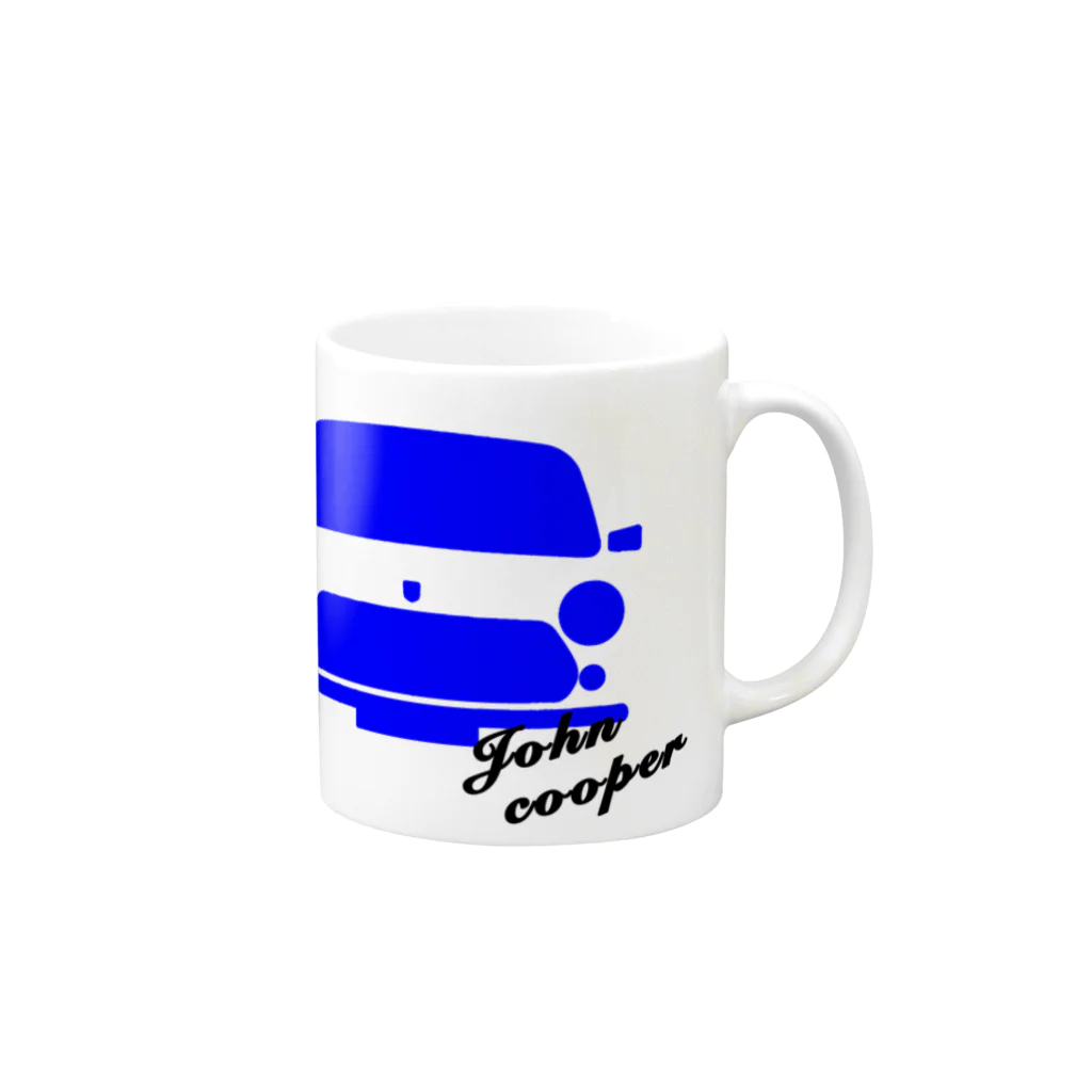 ちょらの可愛いクルマ Mug :right side of the handle