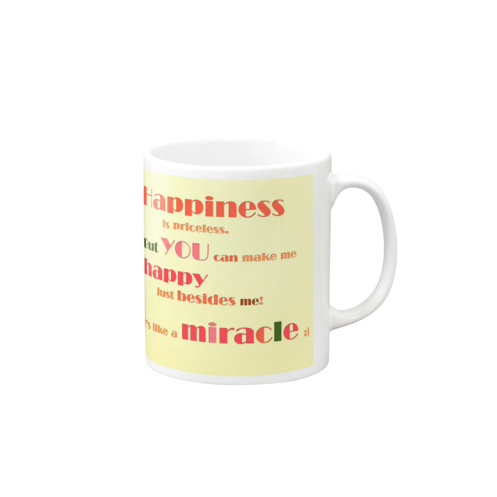 ColorfulLifeのMiracle  Mug :right side of the handle