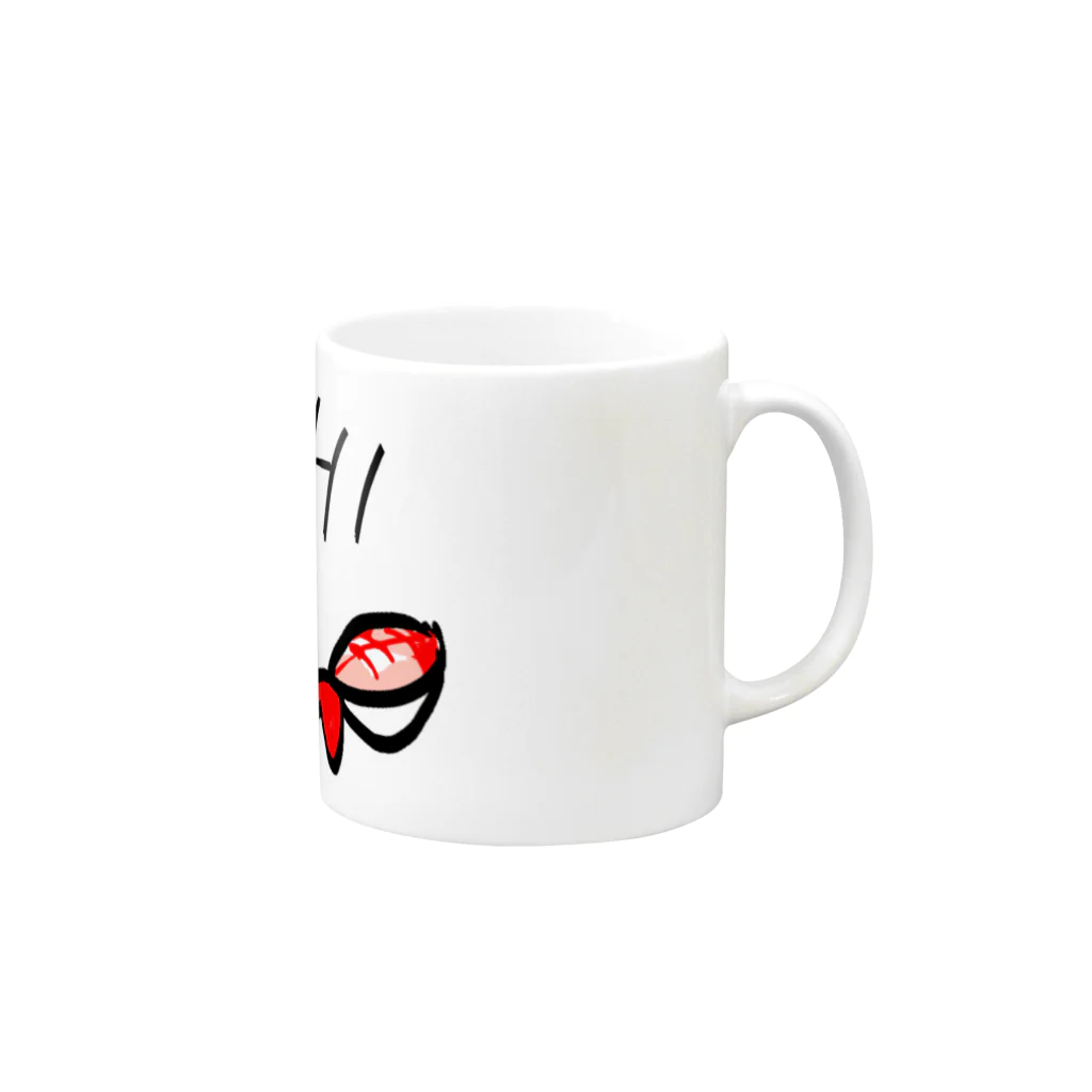 k¥リョウのSUSHI Mug :right side of the handle