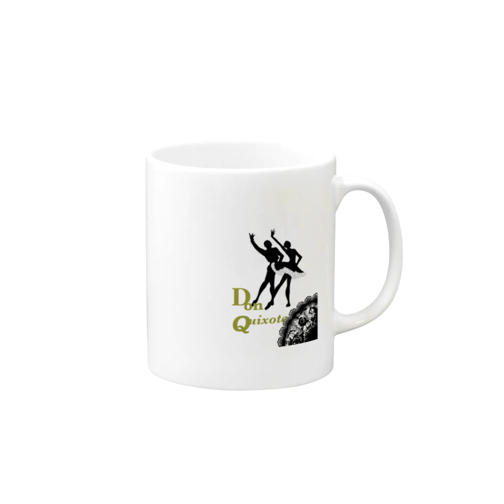 今井康絵公式ショップのドンキホーテ　パドドゥ Mug :right side of the handle