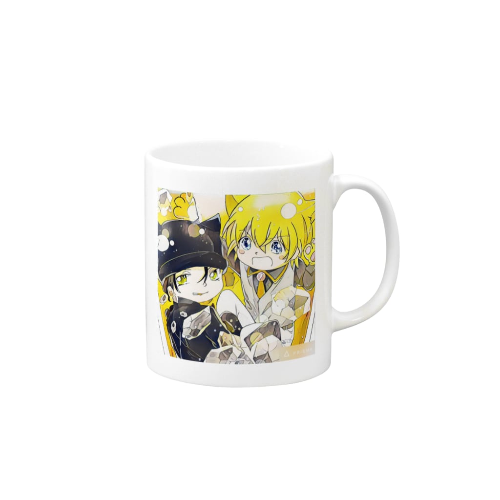 ゆに@年賀状企画のAKAM Mug :right side of the handle
