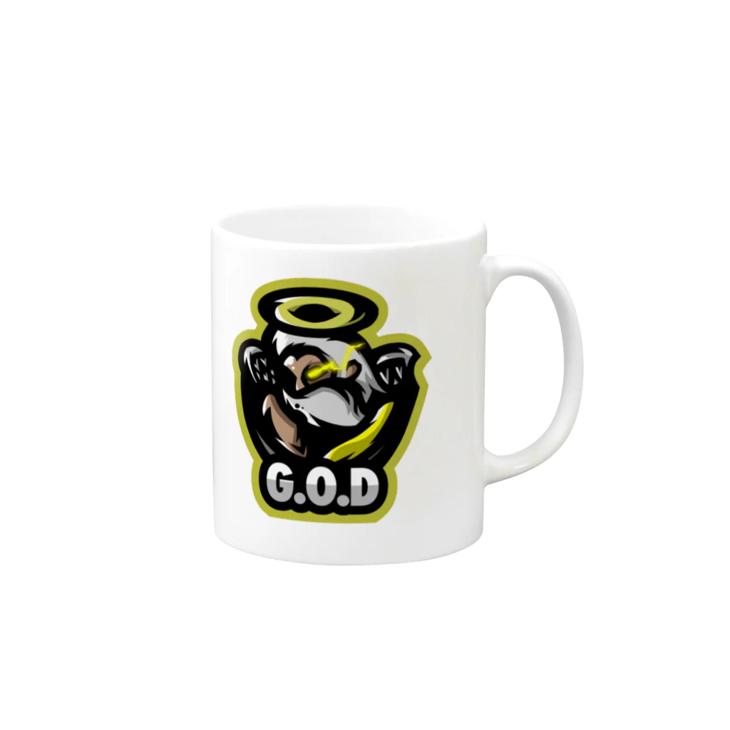 TeamG.O.DのG.O.Dマグカップ Mug :right side of the handle