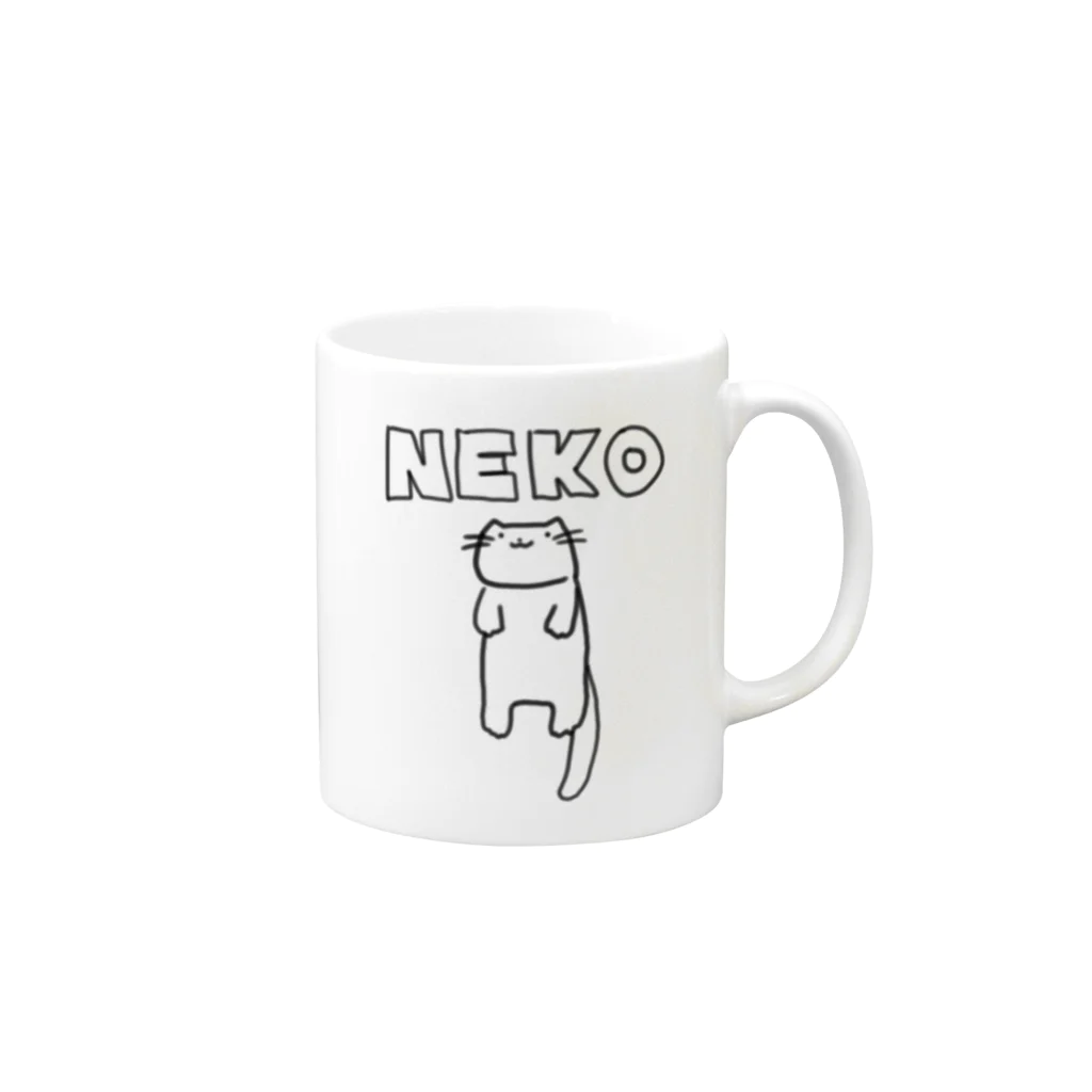 lastark_1985のNEKO マグカップの取っ手の右面