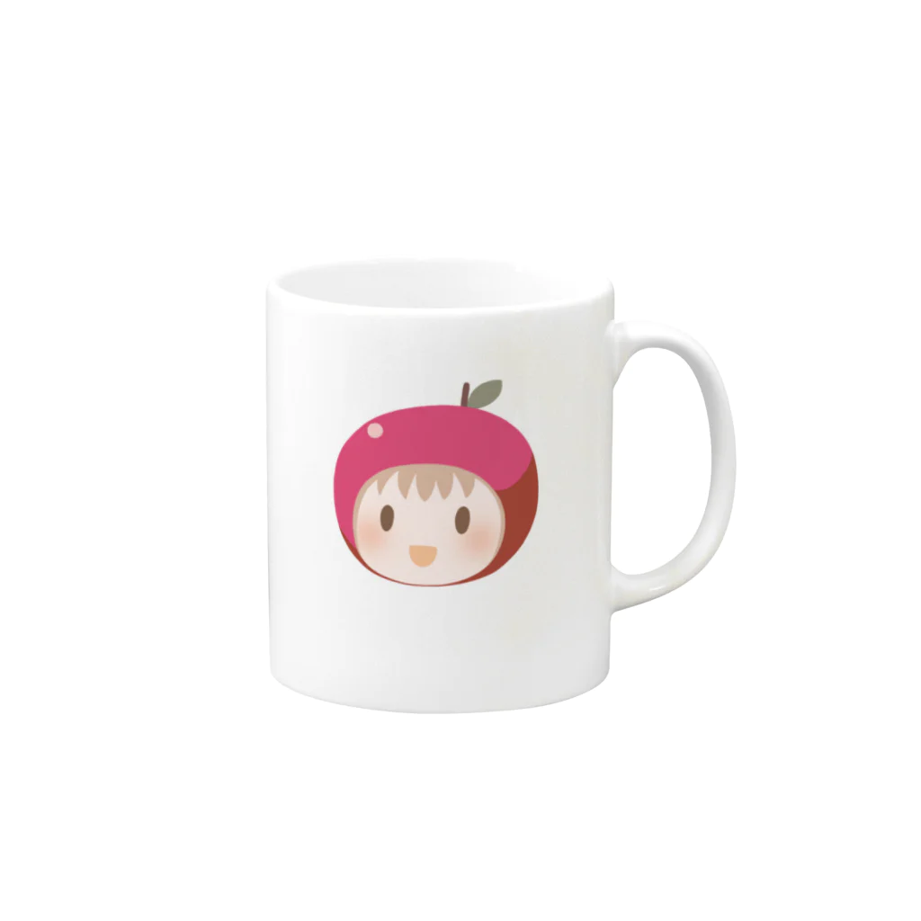 花凛のSUZURIのまっくりさん Mug :right side of the handle