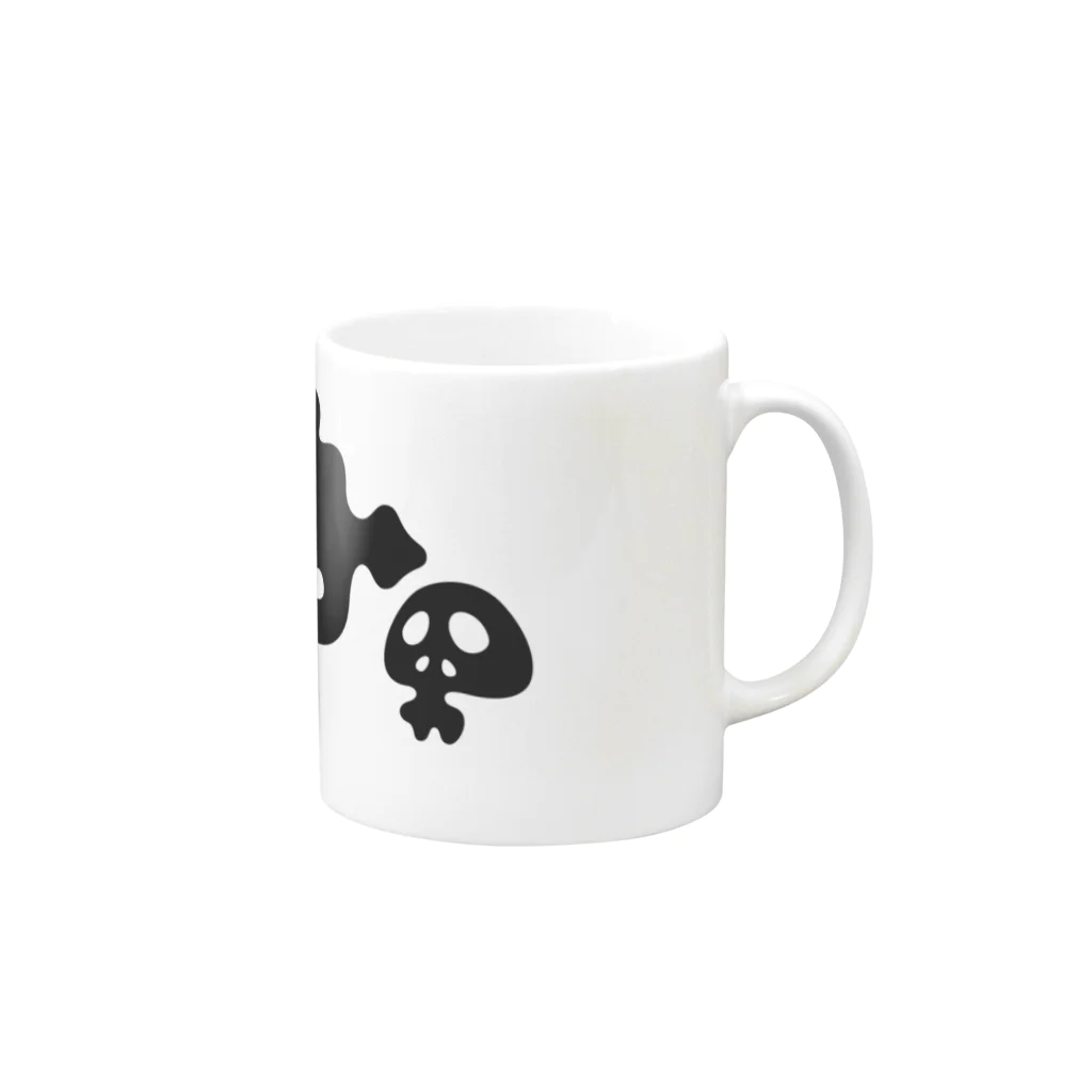 レンダリングレンジャーのねずみ男 Mug :right side of the handle