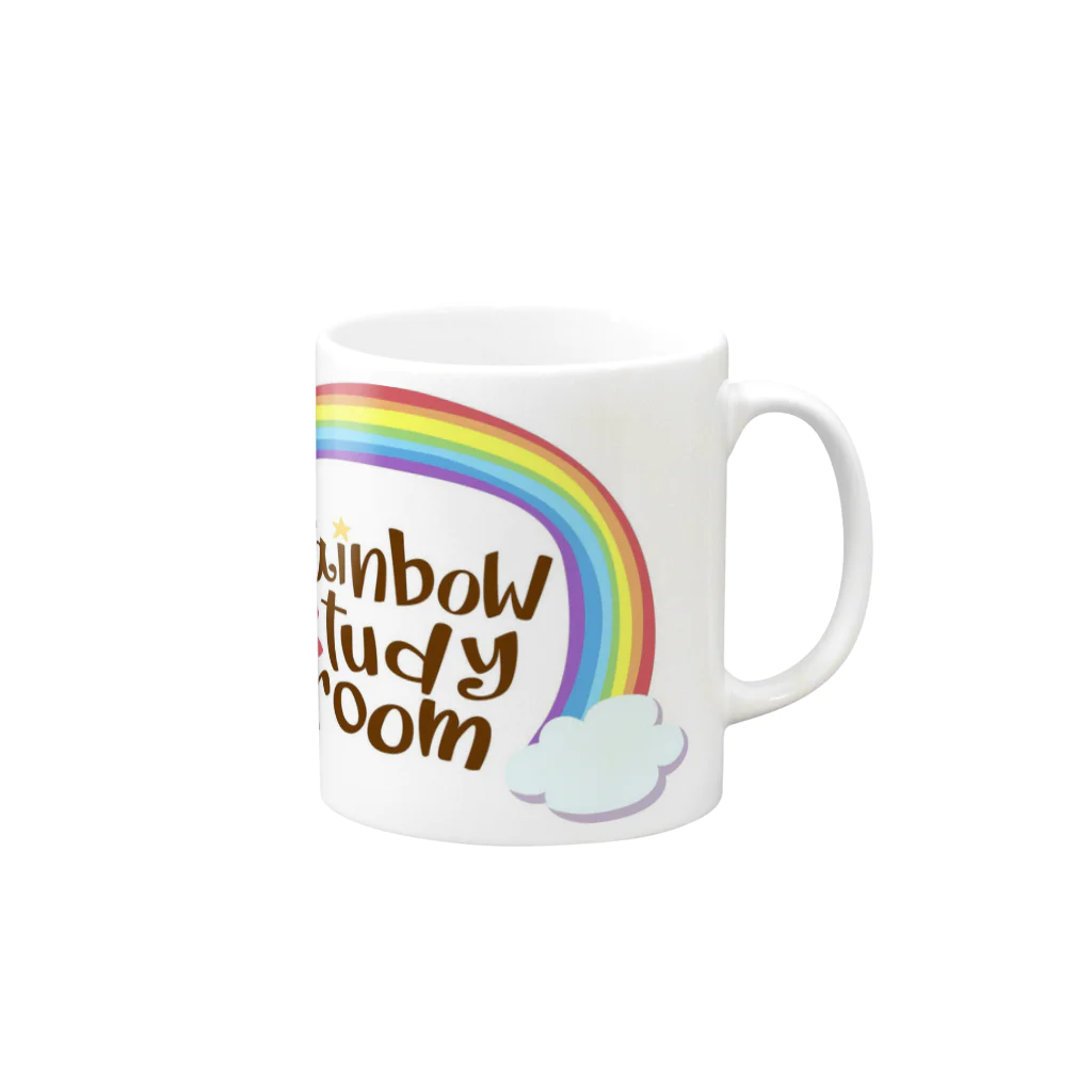 amane510のrainbow study room Mug :right side of the handle