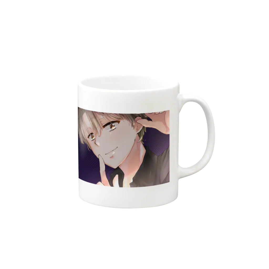 SENのマグカップ~ブラックSEN~ Mug :right side of the handle