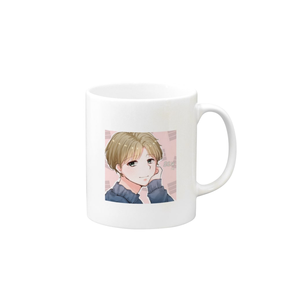 マグカップ イラストサイズ中 Mug By Sen Asmrsen Suzuri