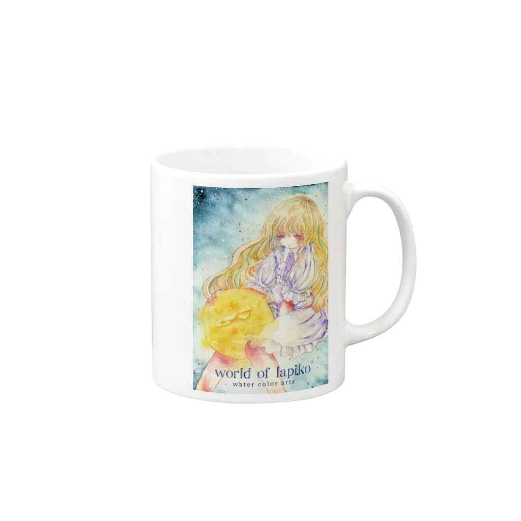 art by.ASAKAの星 Mug :right side of the handle