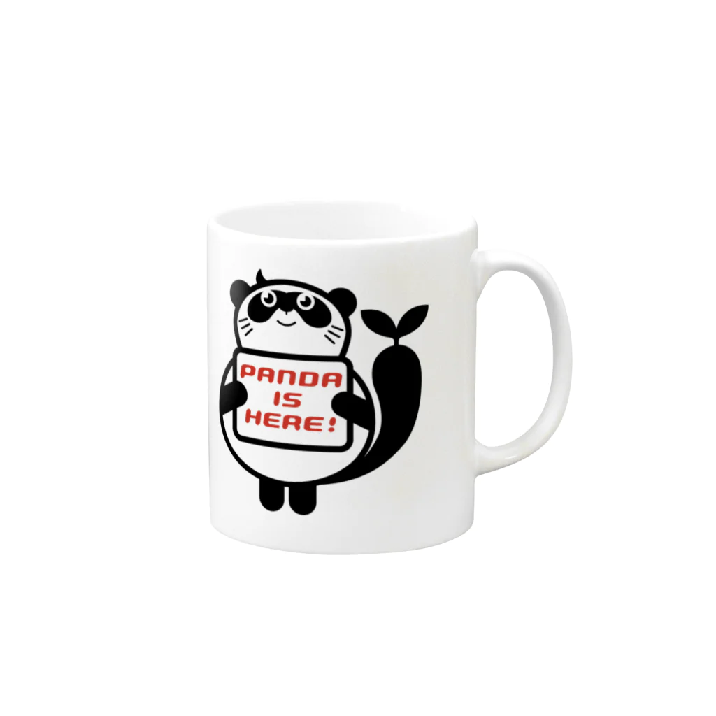 GraphicersのI am a PANDA Mug :right side of the handle