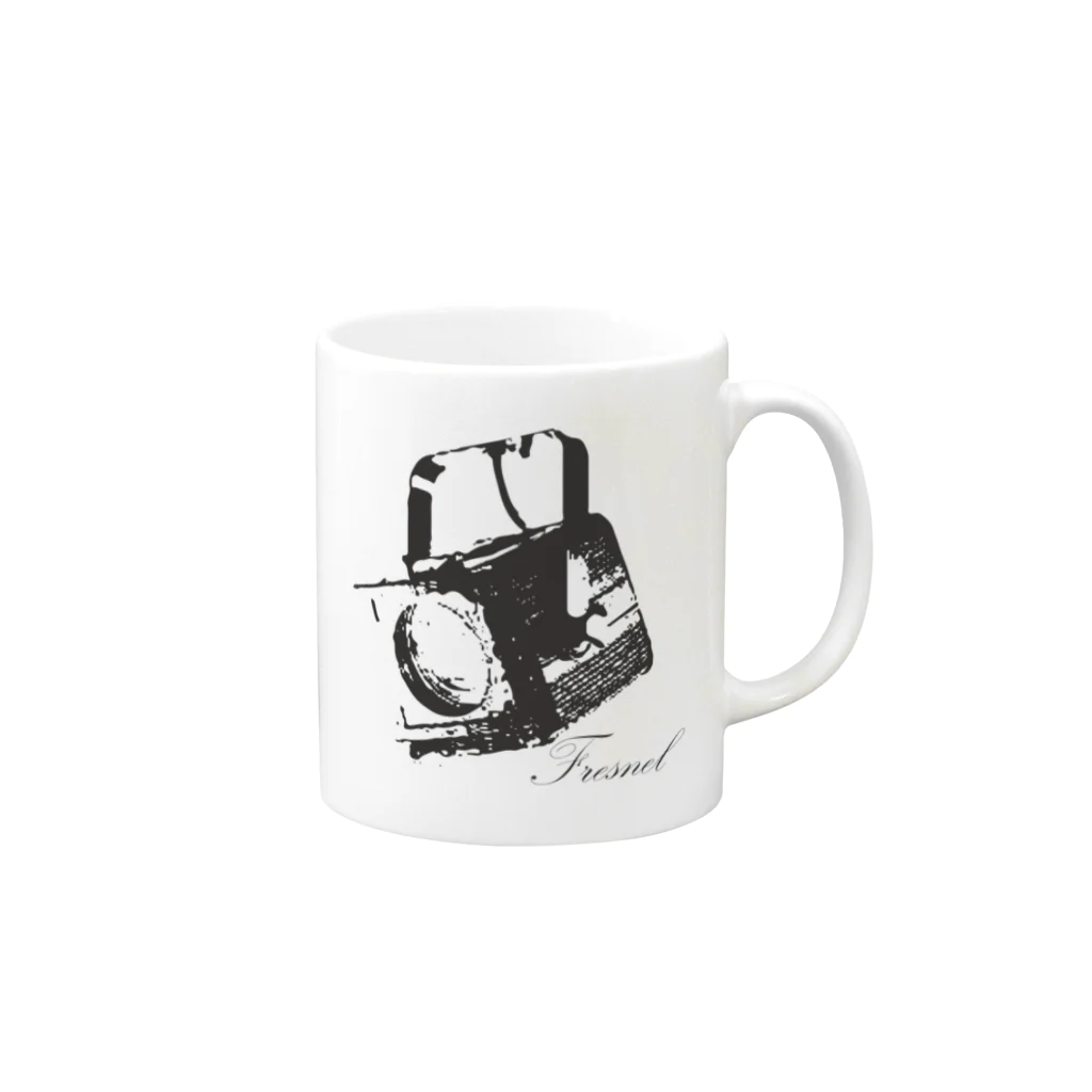 稽古着屋のFresnel Mug :right side of the handle