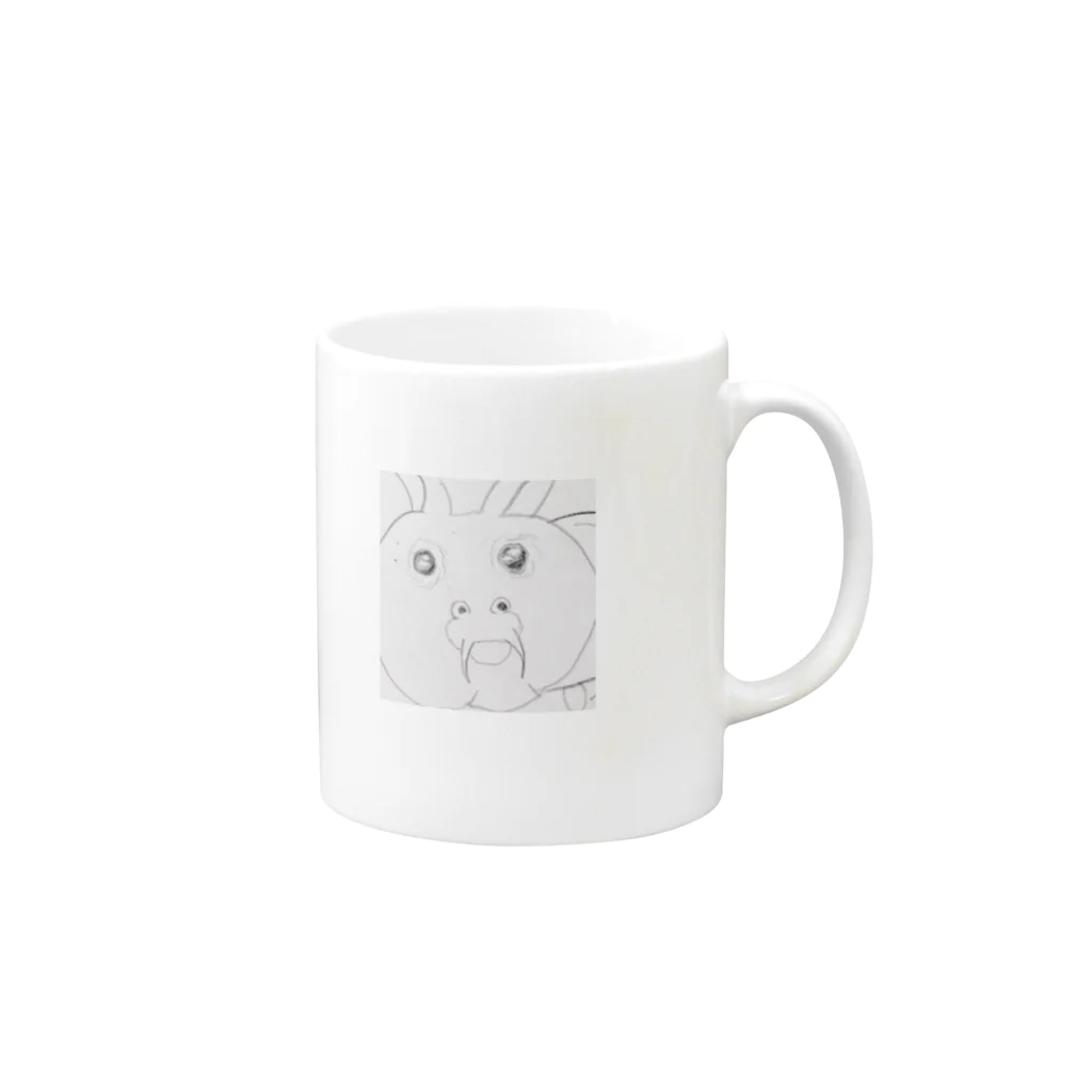 24の『おれのうさぎ』 Mug :right side of the handle