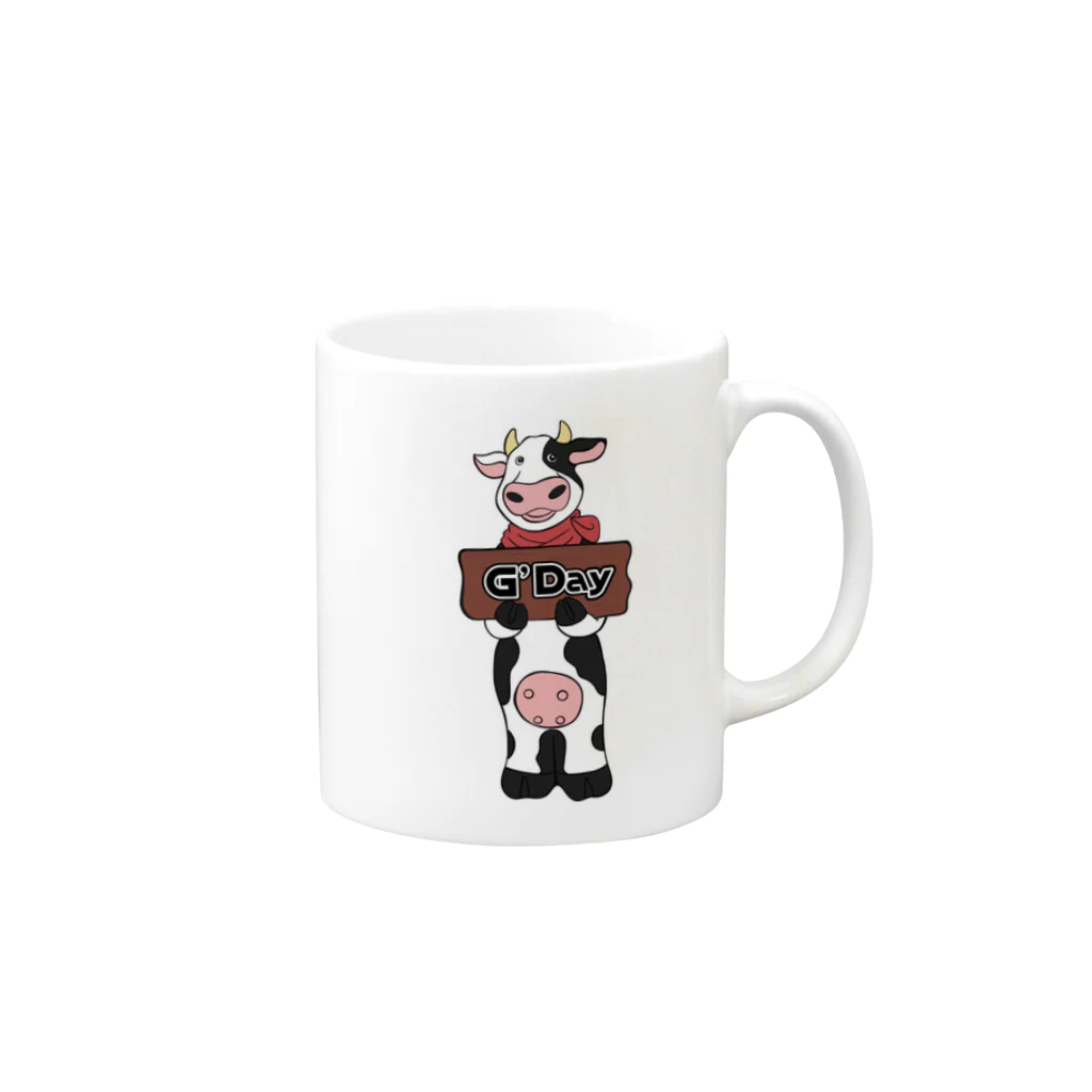 グッデイCOW のグッデイcow Mug :right side of the handle