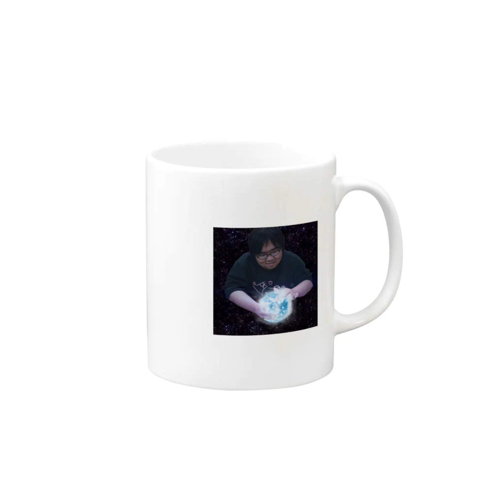 ノブのノブT Mug :right side of the handle