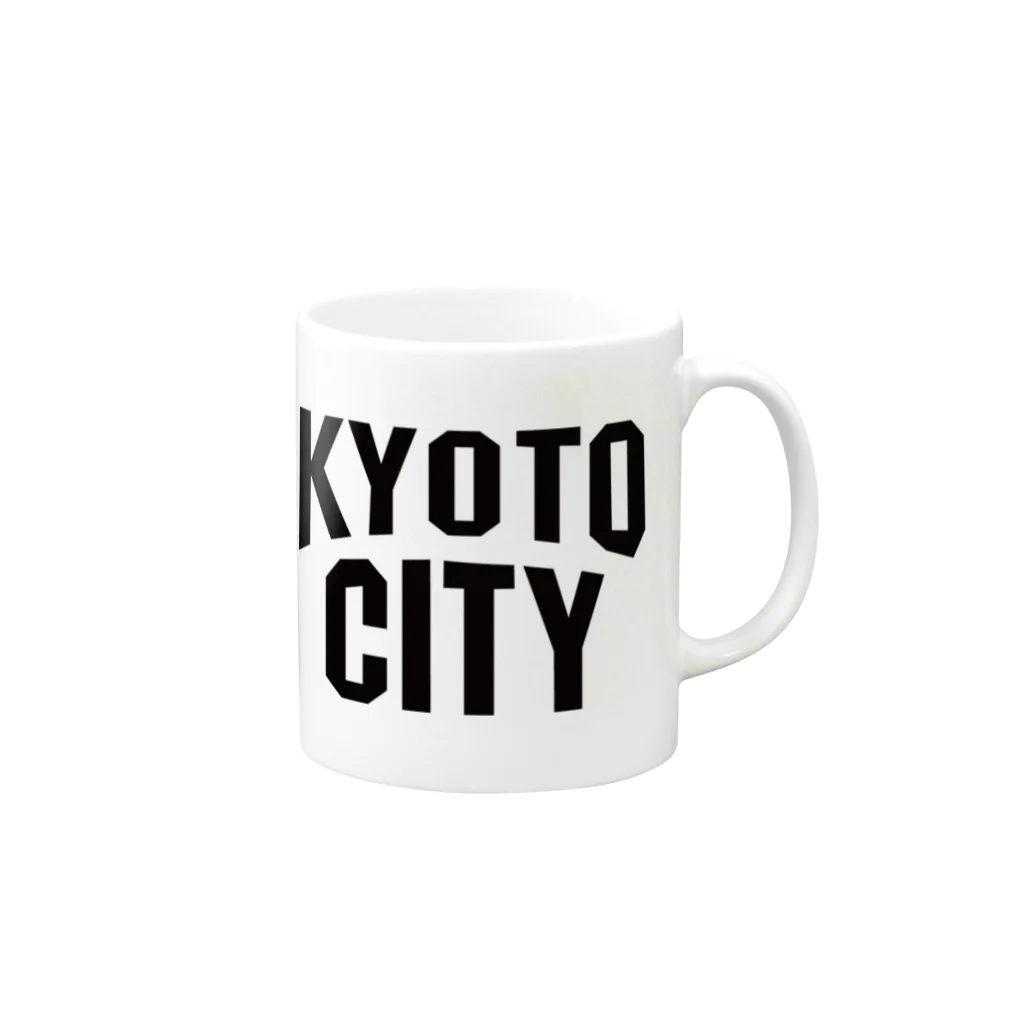 jimotyの京都　KYOTO　キョウトシティ Mug :right side of the handle