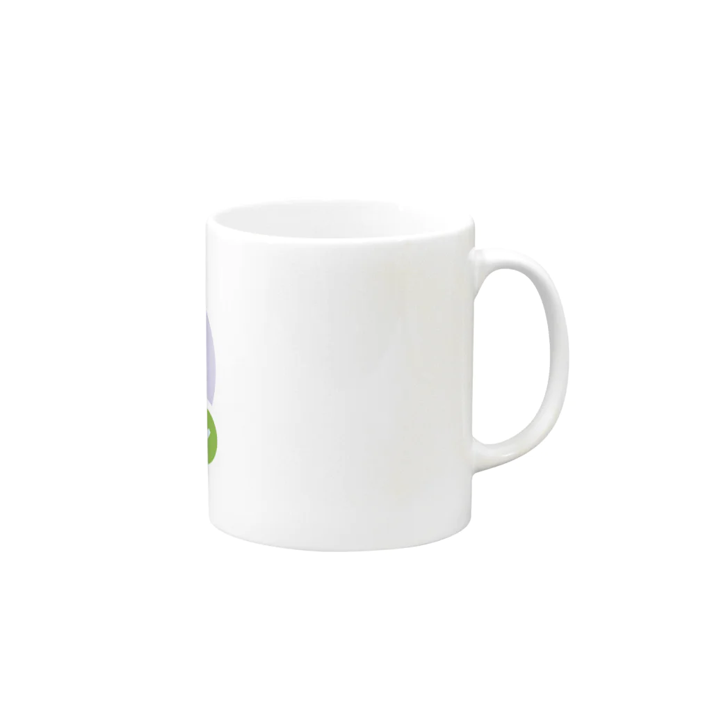 テレワークチームのテレワーク・安 Mug :right side of the handle