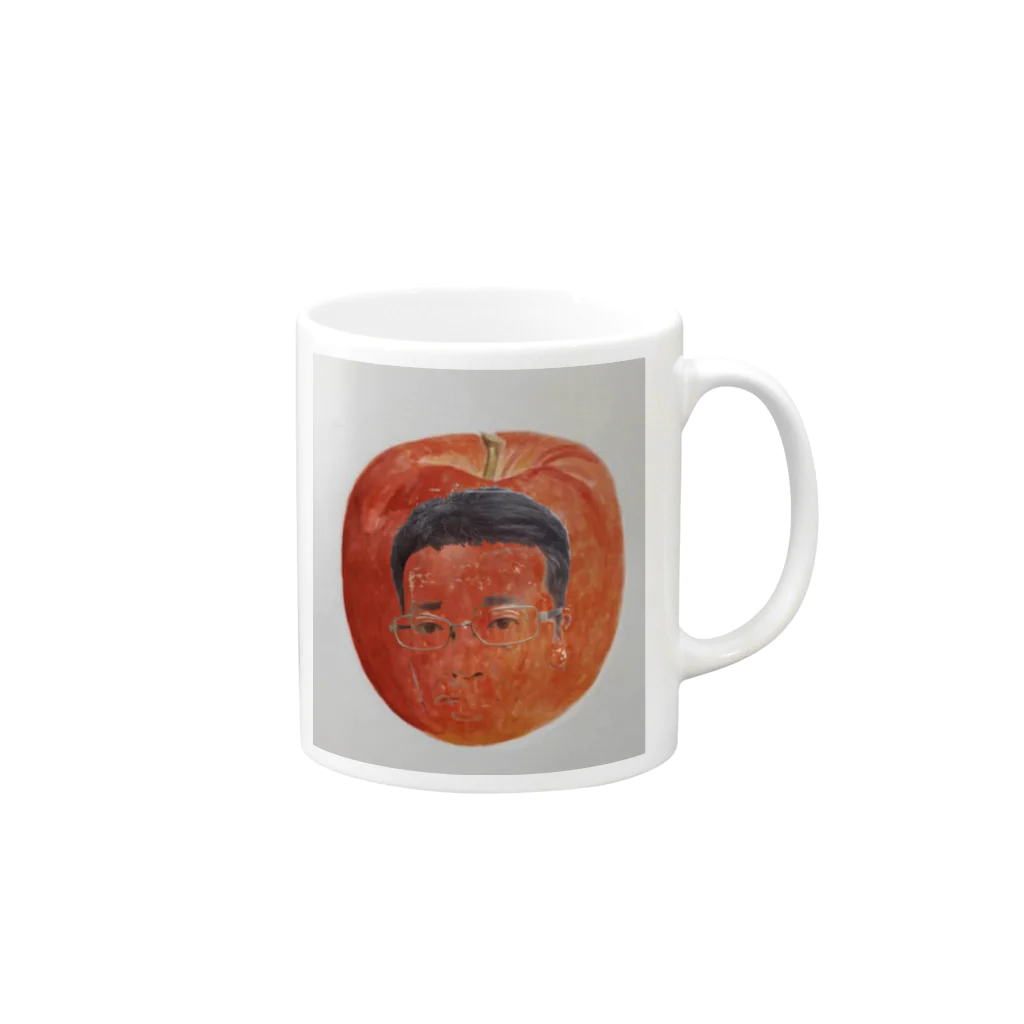 Punk Art Aoiの和崎りんごちゃん Mug :right side of the handle