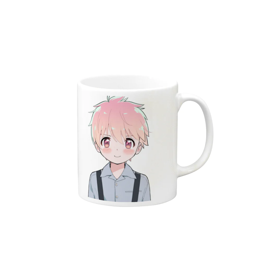 キルト（公式）ショッピングのキルト。君 Mug :right side of the handle