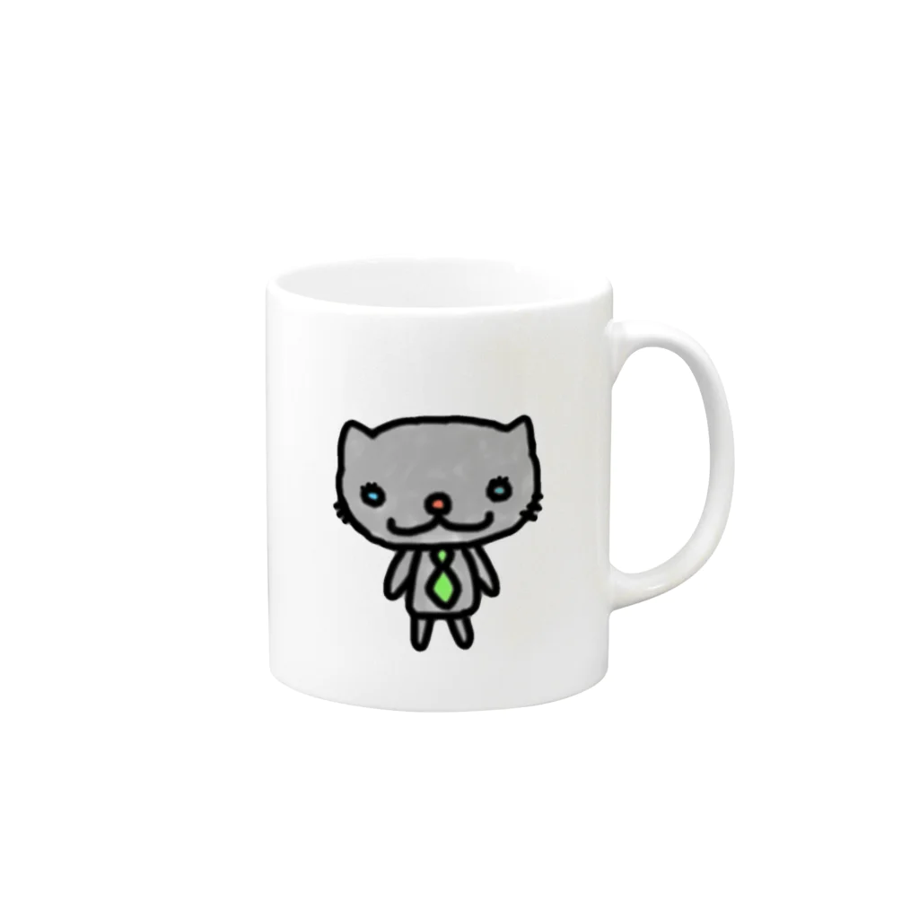 kinokinoのキハルくん Mug :right side of the handle