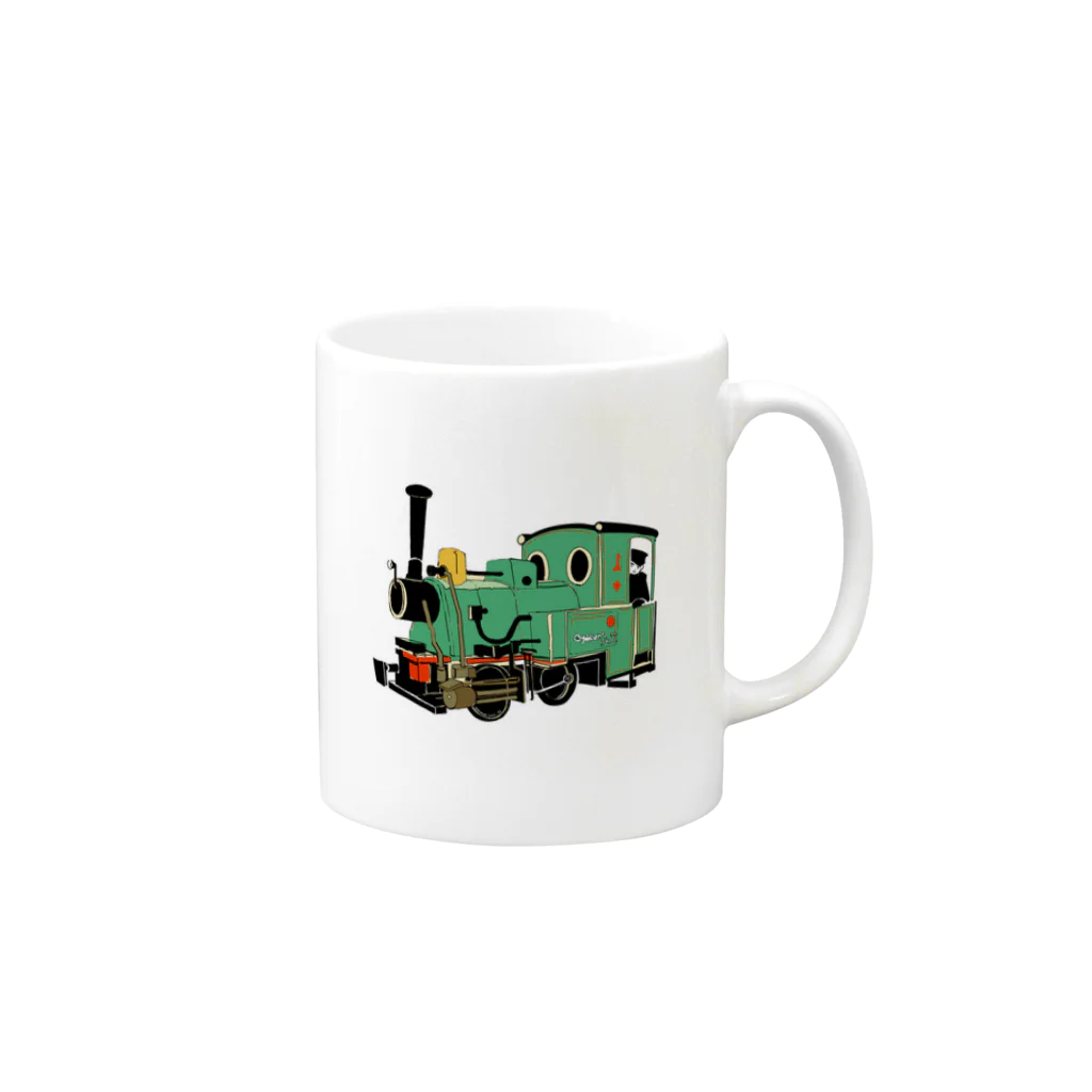 やくもの坊ちゃん電車 Mug :right side of the handle