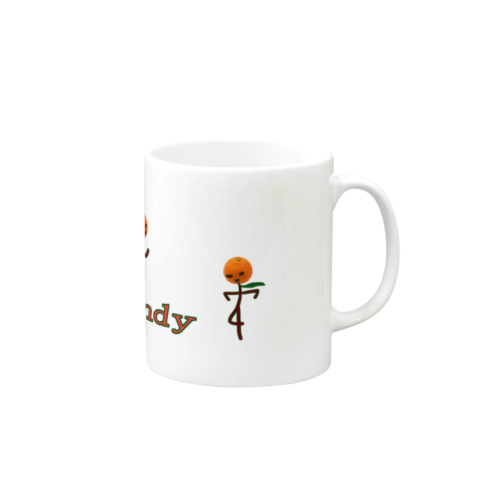 うみぼんのIyokan Dandy Mug :right side of the handle