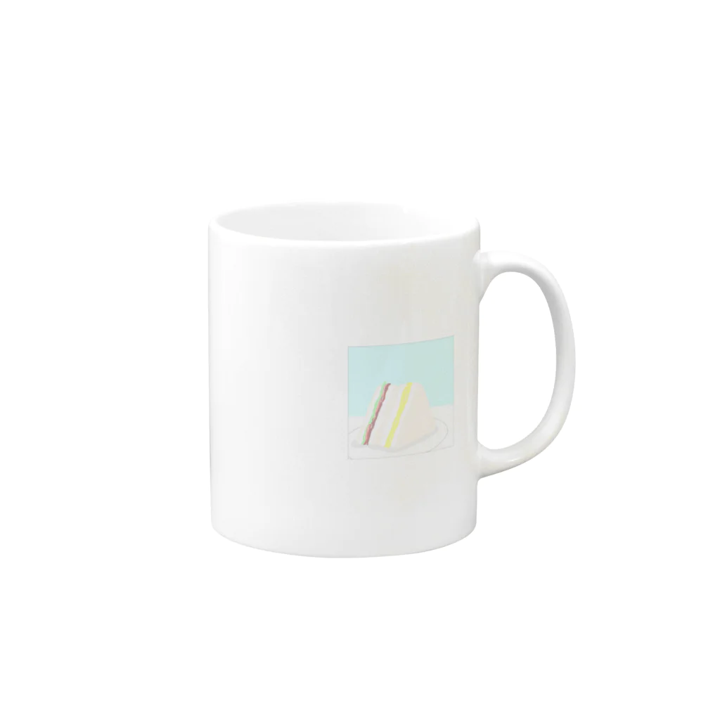 MIKURAのサンドイッチの日 Mug :right side of the handle