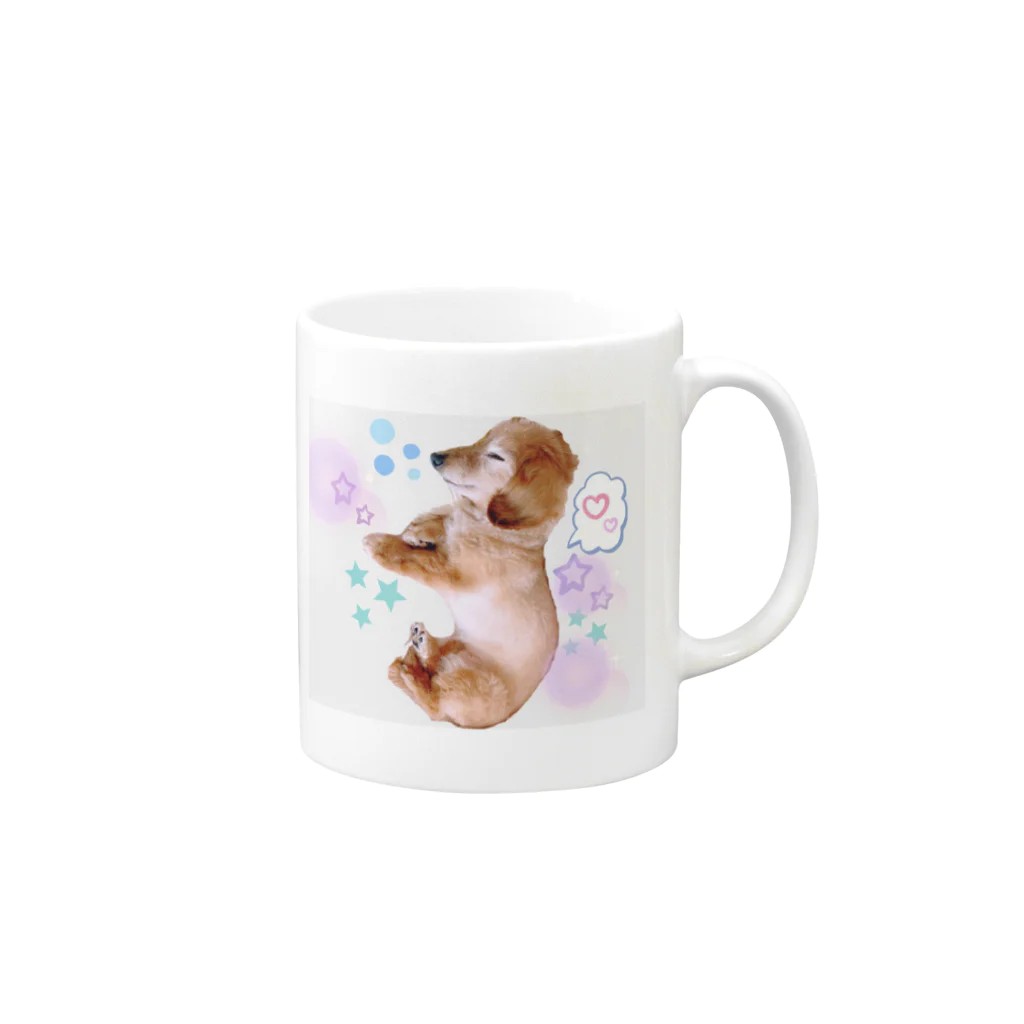 kotoririmu⑅︎のむーてぃー　zzz Mug :right side of the handle