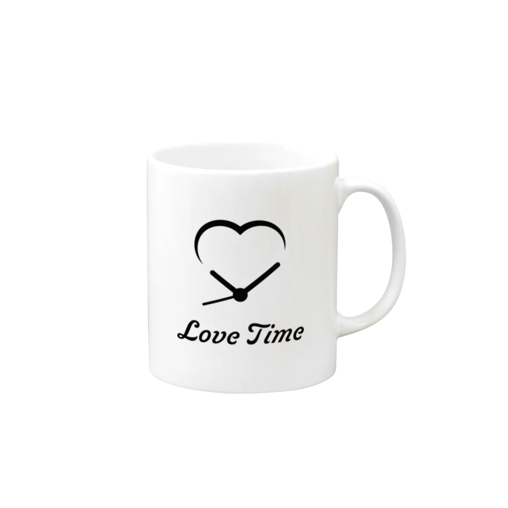 suggysのLove Time マグカップの取っ手の右面