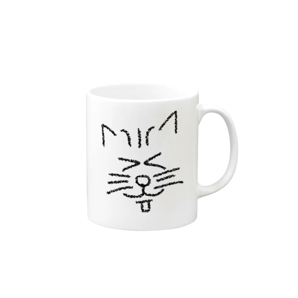 PaP➡︎Poco.a.PocoのI'm a cat Mug :right side of the handle