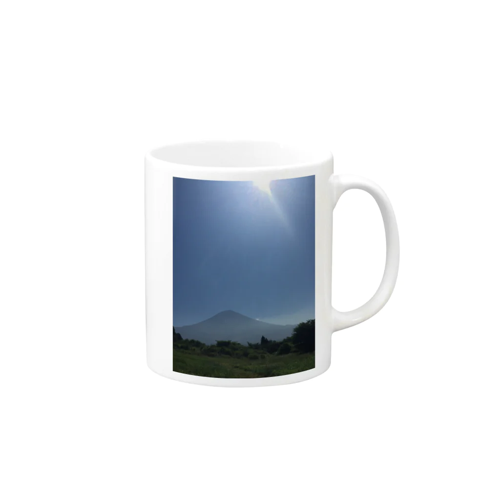 ZENchanの富士山 Mug :right side of the handle