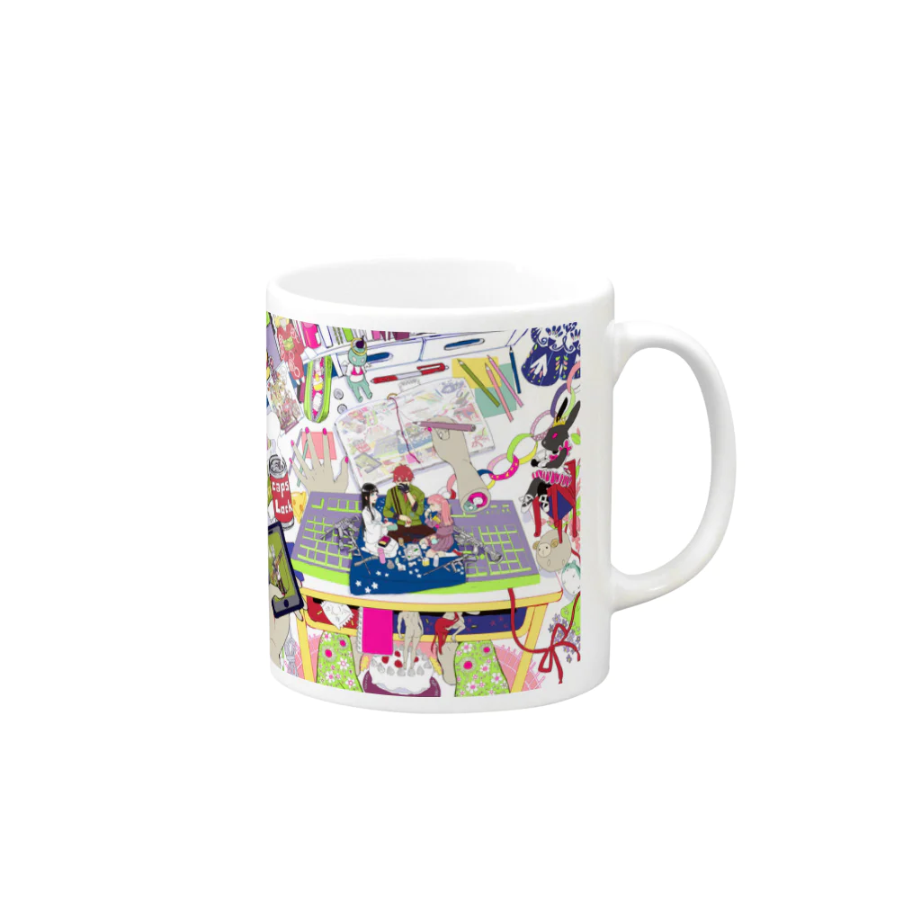 中古 めおとの机上の空論 Mug :right side of the handle