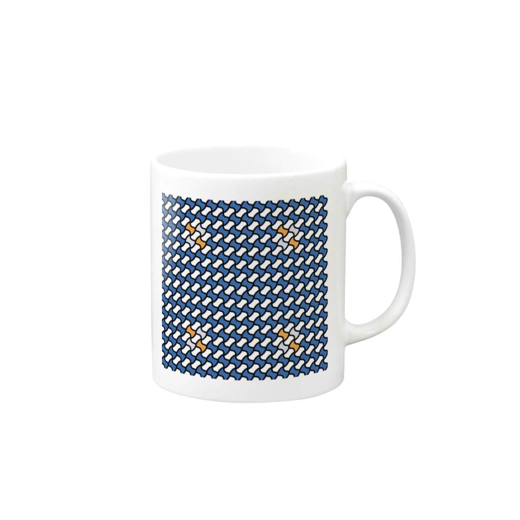 THE PATTERNのGOBAN Mug :right side of the handle