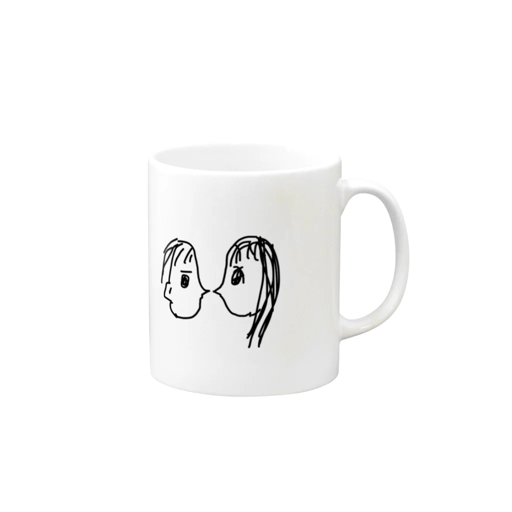 NaTsumiのうる目っ子 Mug :right side of the handle