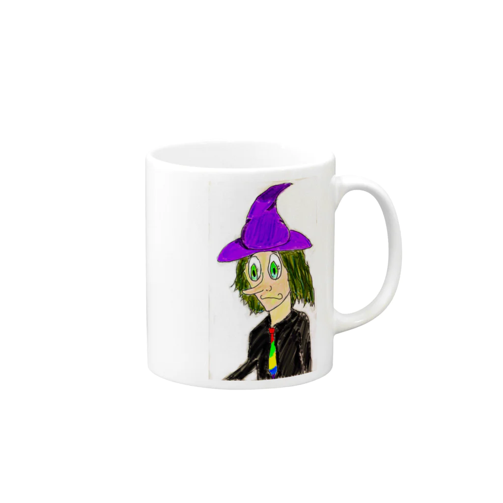 Nakagawa Yの魔法使い(The Wizard) Mug :right side of the handle