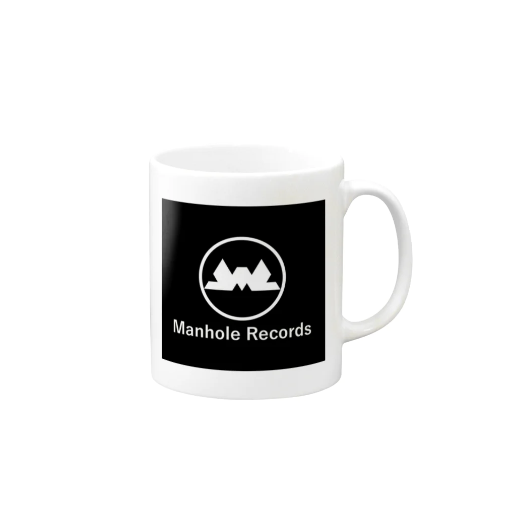 My style 『H0MANEM Official』 (ホマネム 公式) のManhole Records Mug :right side of the handle