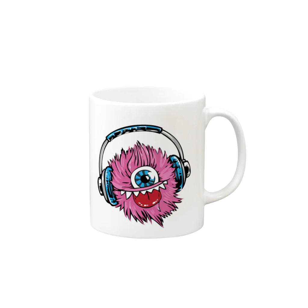 さかのモンスター大集合 Mug :right side of the handle