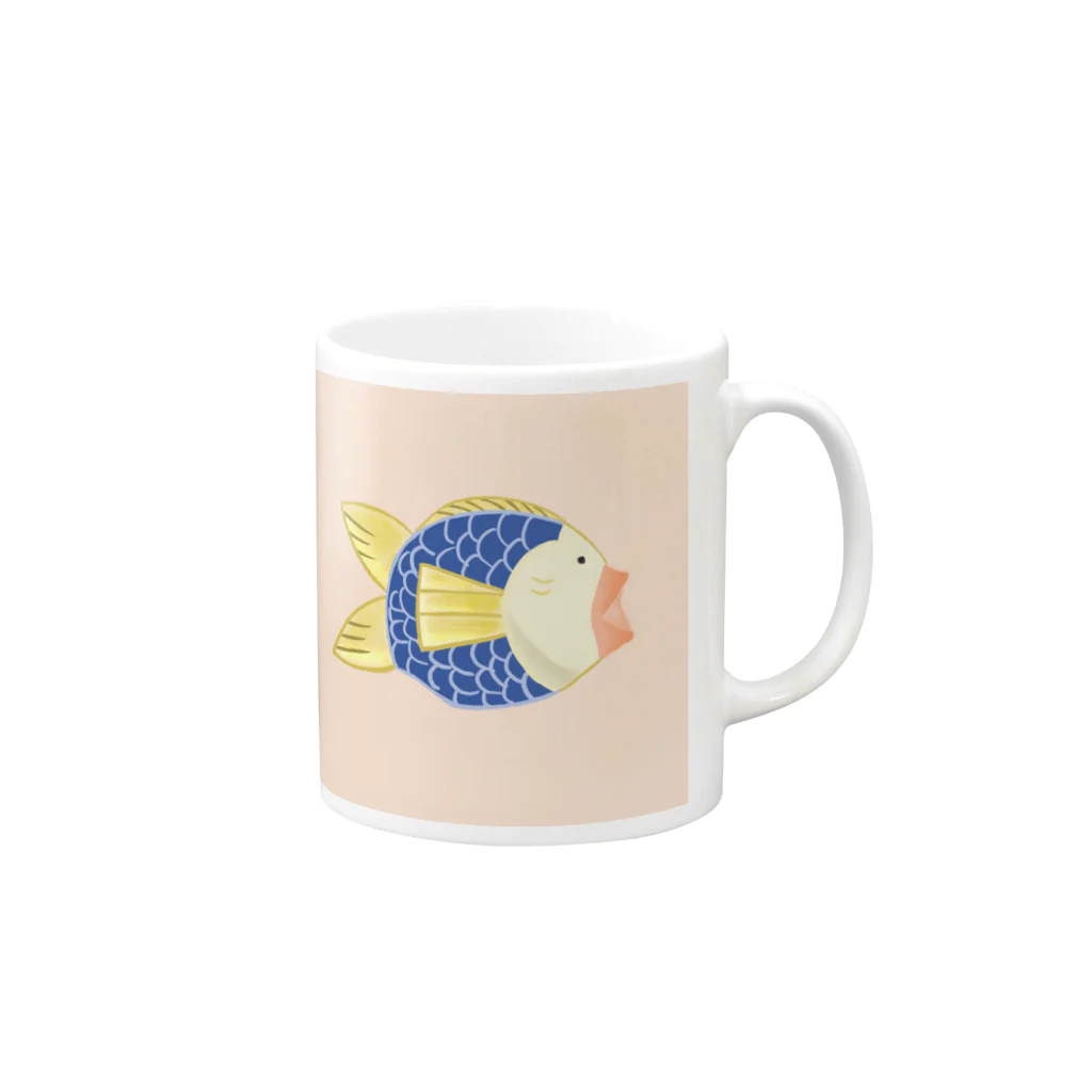 暮らし日記のただ、海には帰りたくないんだ Mug :right side of the handle