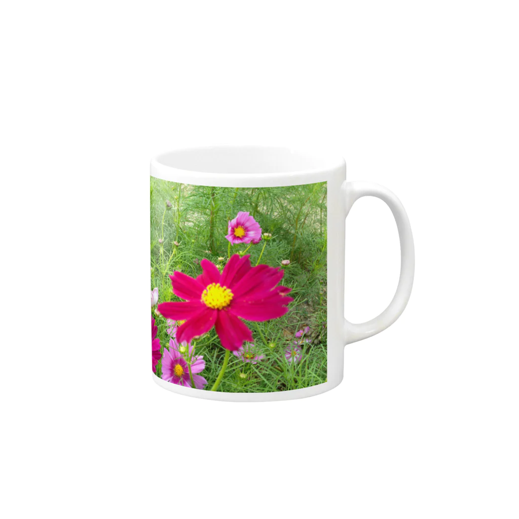 fujioの花 Mug :right side of the handle