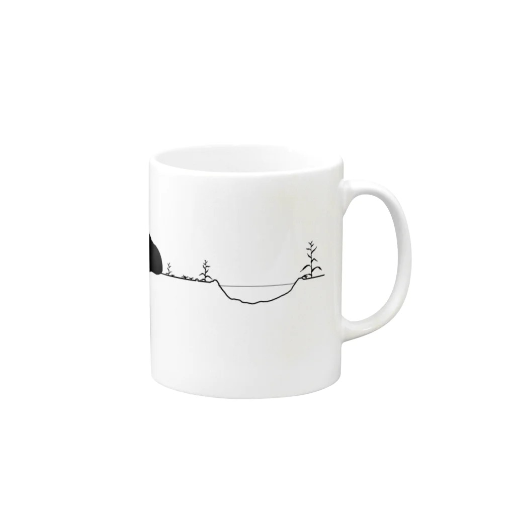 TRIcoloreの1C003 Mug :right side of the handle