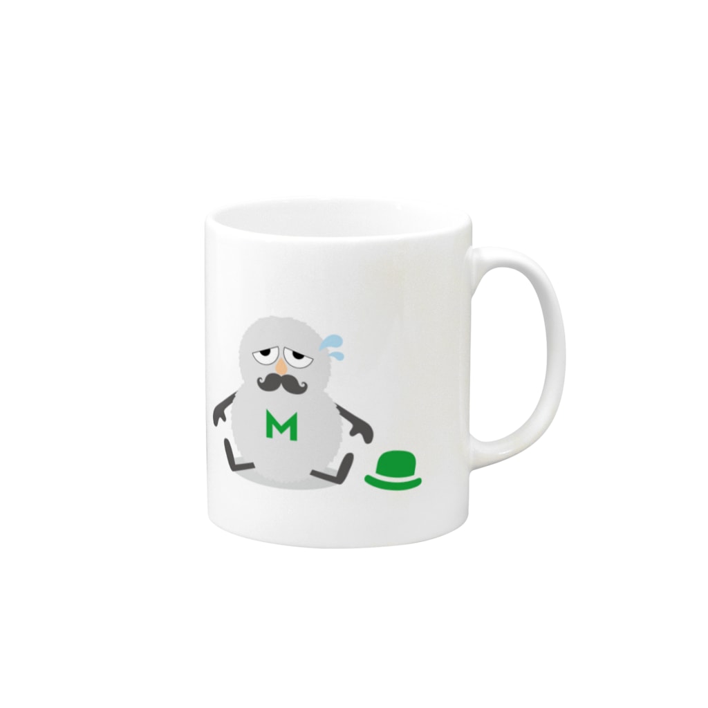 Mohoo！のmohumohu_shiromagu Mug :right side of the handle