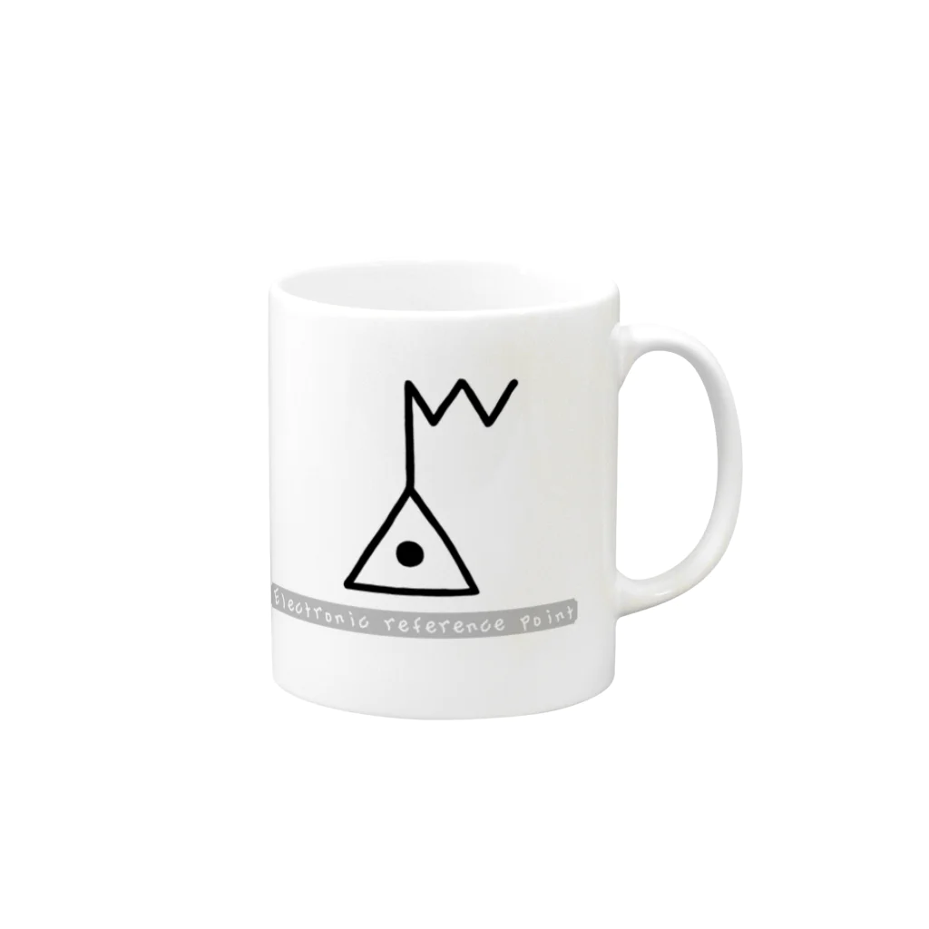 учк¡✼*の電子基準点 Mug :right side of the handle