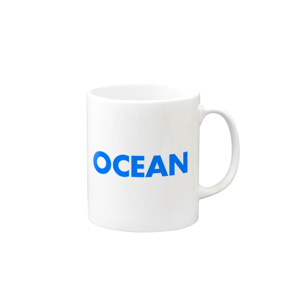 imageampのBLUEOCEAN Mug :right side of the handle