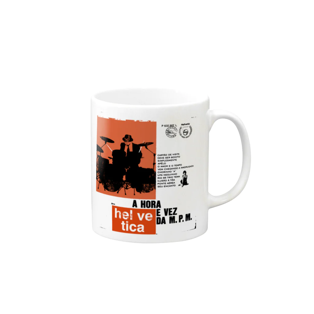 EASEのdrummer Mug :right side of the handle