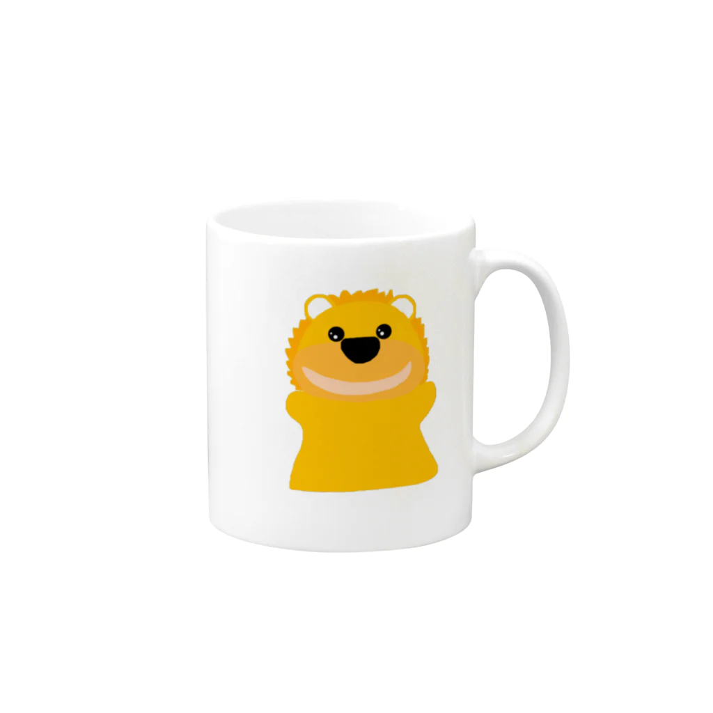 本舗田中ボーの田中ボー🦁 Mug :right side of the handle