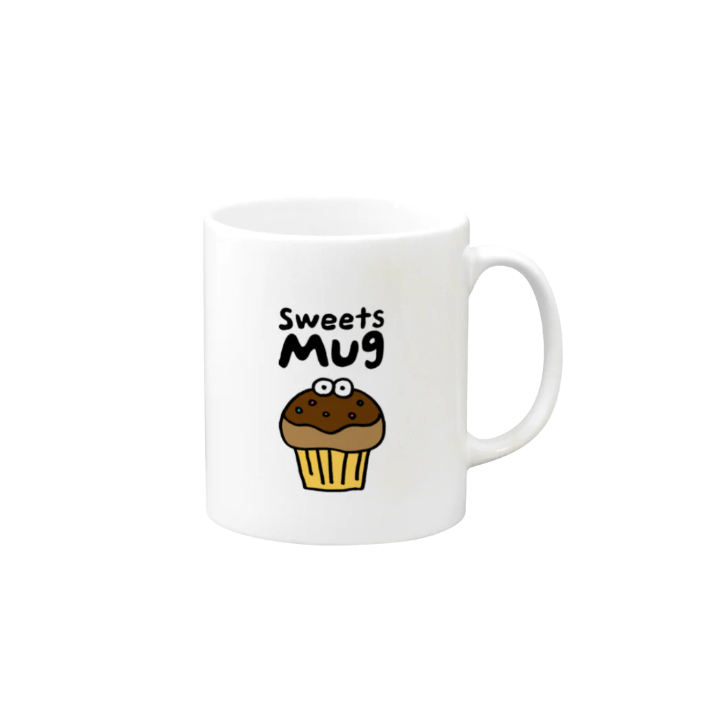 IMON'ne NAOMIのSweets MugーCup Cakeー マグカップの取っ手の右面