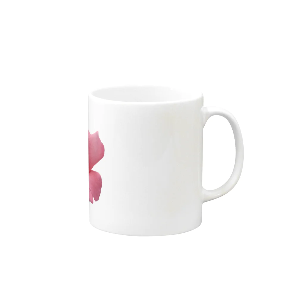 でおきしりぼ子の実験室のThe Rose (Half-blooming) Mug :right side of the handle