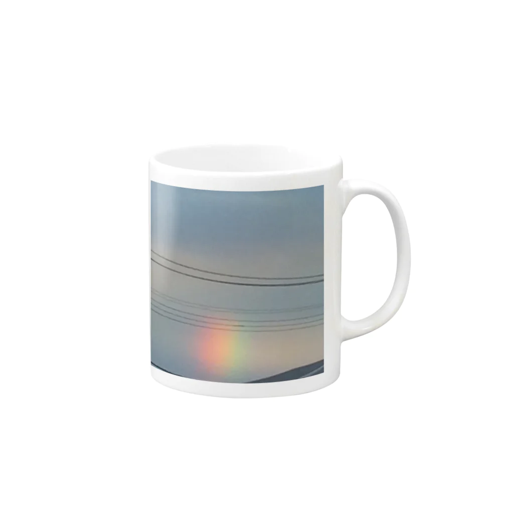 さいとぅーすのスモールレインボー Mug :right side of the handle